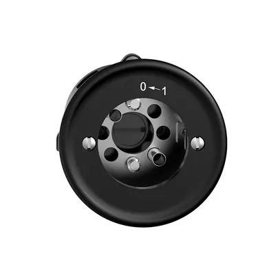 Contact pivotant ENC 0<-1/2P STANDARDdue noir pour serrure, s.cyl. 