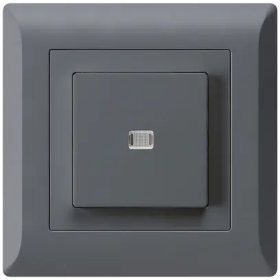 Interruttore pulsante luminoso INC kallysto.line 3/1P antracite 