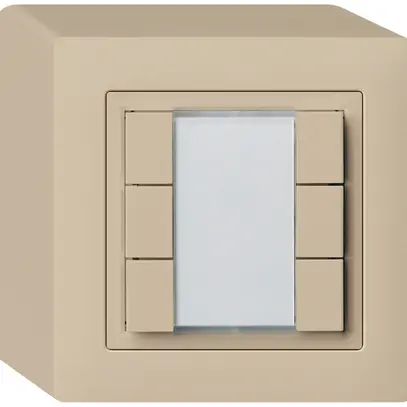 Poussoir universel AP 6×kallysto sans LED beige 
