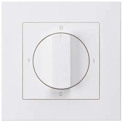 Interrupteur rotatif ENC kallysto.pro 0/1L blanc avec manette 