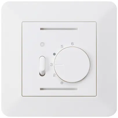 Termostato ambiente INC kallysto.trend bianco con interruttore 