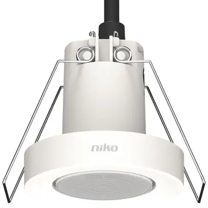 Mini-détecteur de présence INC P34MR, KNX, 7…8m, 360°, blanc 