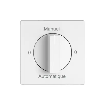 Interrupteur rotatif EDIZIO.liv SNAPFIX® manette 2/1L 0-Manuel-0-Auto bc 