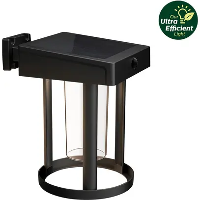 Applique LED Philips Camill Solar RD CL IR SEN 1.4W 250lm 830 IP44 noir 