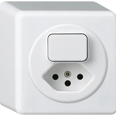 Combinaison I AP basico var.+T13 coupure de phase ascendante 20…400W/VA blanc 