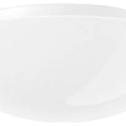 Lampada apparente RZB FLAT BASIC HF E27 1×46W IP43 Ø370×118mm bianco 