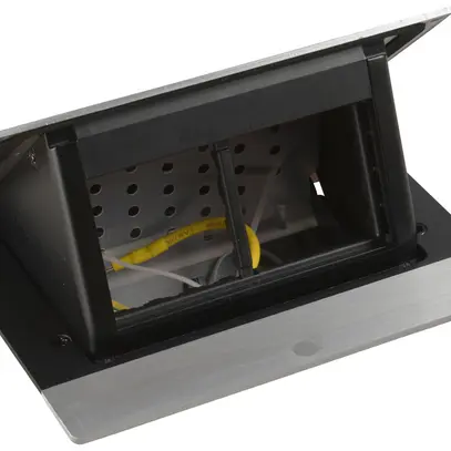 Prise de table POP-UP pour 4 modules Mosaic inox 