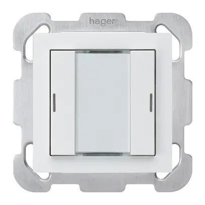 UP-Taster kallysto B KNX 2× RGB LED s/e-link weiss 