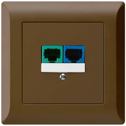 Scatola INC DSL kallysto.line 2×RJ45 marrone 