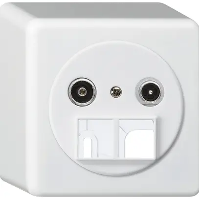 Prise multimédia AP basico TV-R 11dB 2GHz blanc 