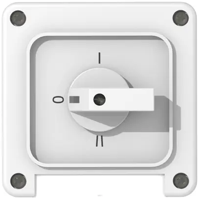 Interrupteur rotatif AP NAP SUPRA CO 2/1 blanc 