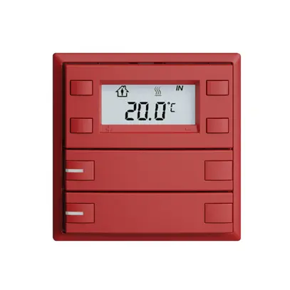Pulsante RTH INC KNX 2×EDIZIOdue F berry, con LED RGB 