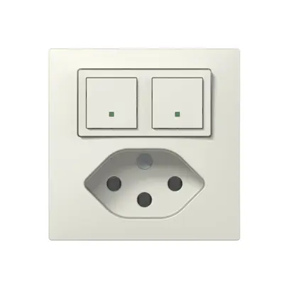 Combinazione ABB Sidus E sensor/attuatore free@home bianco 