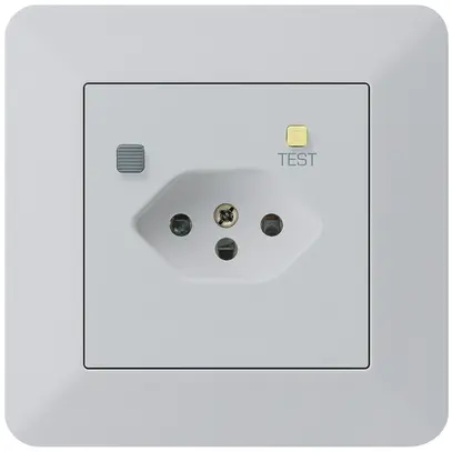 Presa INC KTR T13 FI 30mA grigio chiaro 