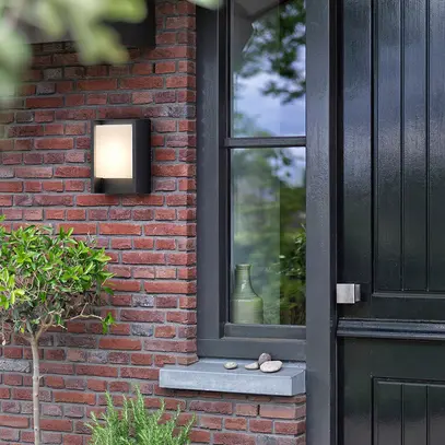 Lampada a muro LED myGarden Arbour 6W 230V 2700K PIR 75×221×166mm IP44 antracite 