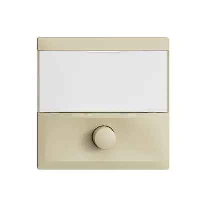 Poussoir avec porte-étiquette EDIZIOdue vanille 