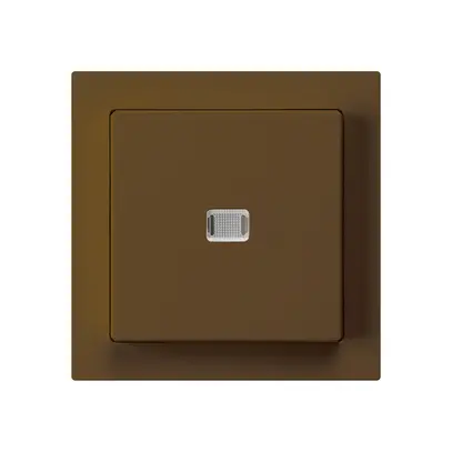Interruttore luminoso INC kallysto 3/1L marrone 