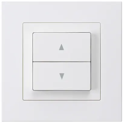 Pulsante per tapparelle INC kallysto.pro con 2 tasti di comando bianco 