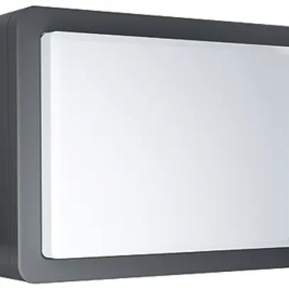 Lampada a muro LED ESYLUX ALVA 4000K 621lm IP65, antracite 