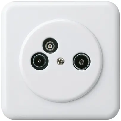 Prise d'antenne ENC TV-R-Données basico C 2GHz 4dB blanc 