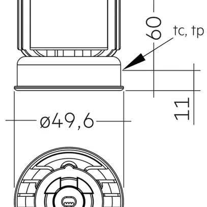 Spot LED Tridonic Module SLA DC G2, 50mm 1200lm 940 12° SNC 