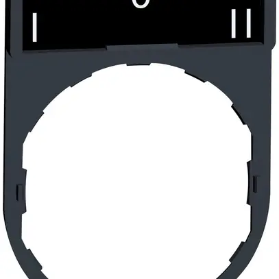Placchetta Schneider Electric I-0-II 