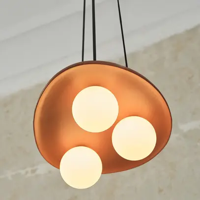 Luminaire suspendu LEDVANCE Decor Clay G9 3×5W 500×385mm brun 
