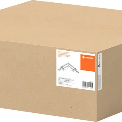 Raccordo a L LEDVANCE LINEAR INDIVILED acciaio 350×350×43mm bianco 