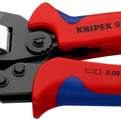Pince à sertir KNIPEX auto-ajustable pour embouts 190mm 