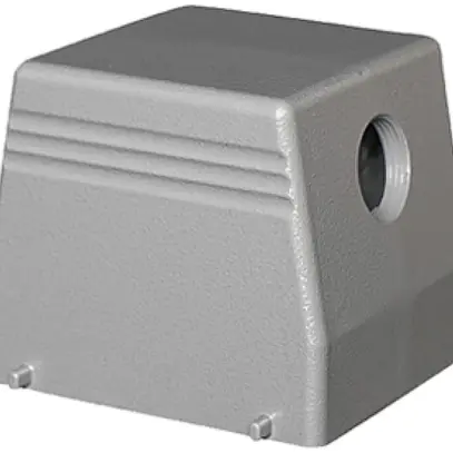 Boîtier de fiche Walther PROCON T718132, filetage 1×M32, H=80mm, Al 