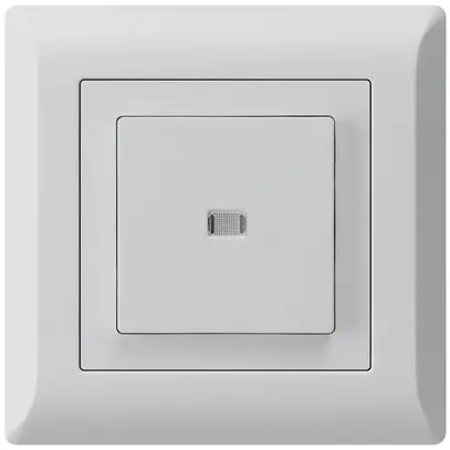 Interruttore pulsante luminoso INC kallysto.line 3/2P grigio chiaro 