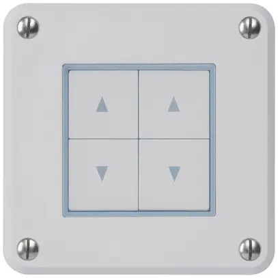 Interrupteur pour stores ENC robusto IP55 gris avec 4 touches de fonction 
