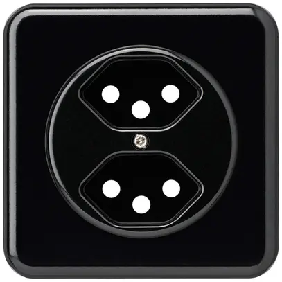 Kit frontale INC basico 2×tipo 13 nero 86×86mm 