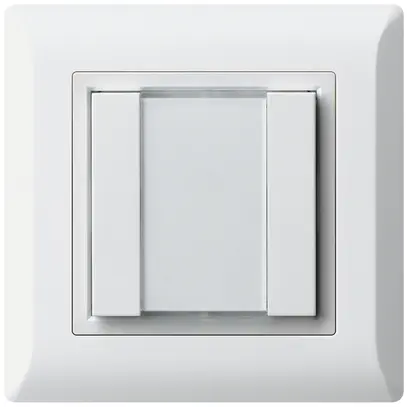 Poussoir multifonction ENC kallysto.line KNX RF 2× blanc 