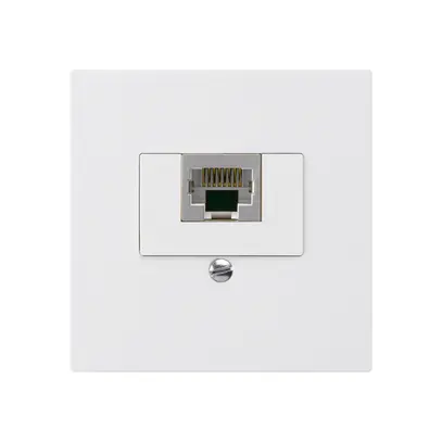 Boîte ENC kallysto 1×RJ45s blanc 