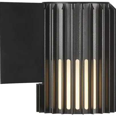 Applique Nordlux ALUDRA 1×E27 15W IP54 Ø124mm noir 