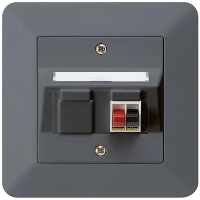 Presa INC audio kallysto.trend 1×antracite morsetto per 1 altoparlante 