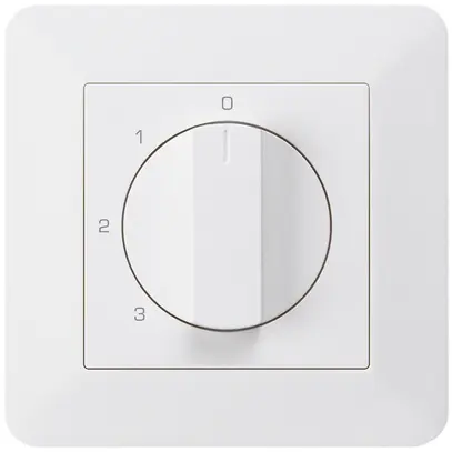 Interruttore rotativo INC kallysto.trend 5/1L bianco 