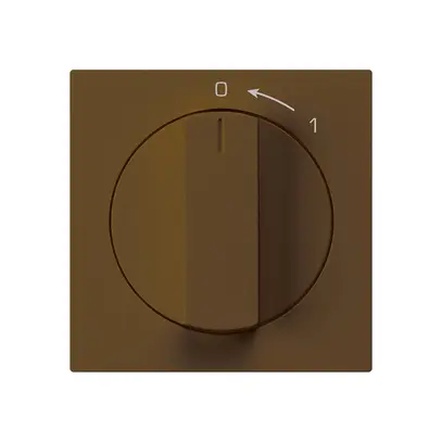 Contatto rotativo 0<1/1L marrone kallysto con manopola 