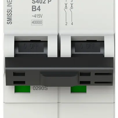 Disgiuntore SMISSLINE TP, 2L, B, 4A, 40kA 