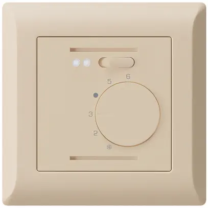 Termostato ambiente INC kallysto.line beige per riscaldamento pavimento 