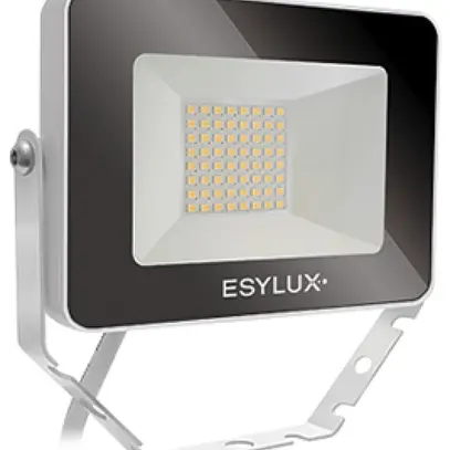 Proiettore LED ESYLUX OFL BASIC, 10W 3000K 1000lm 148×28×100mm IP65, bianco 