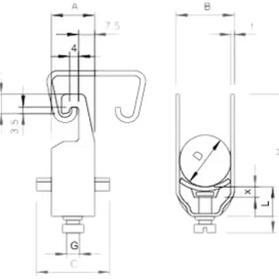 Kabelschelle Bettermann 22…28mm 