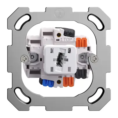 Inserto pulsante luminoso FH A-R/1P LED bianco 