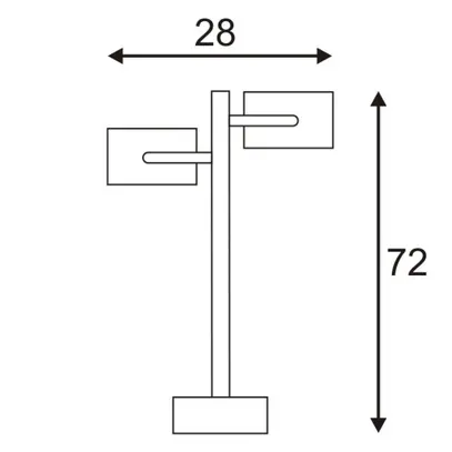 Lampadaire SLV SITRA 360, 2×GX53 9W IP44 anthracite 