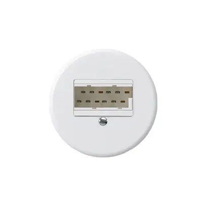 Insert pour boîte ENC basico 2×TT83 blanc 