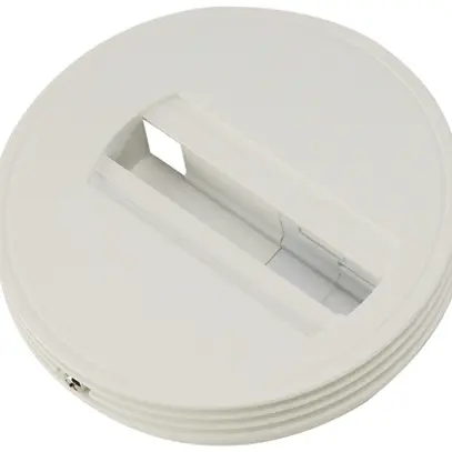 Rosace de plafond SLV pour adaptateur 1-phase, Ø121×25mm blanc 