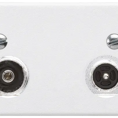 Prise d'antenne FLF Hager R-TV 4dB 2GHz blanc 