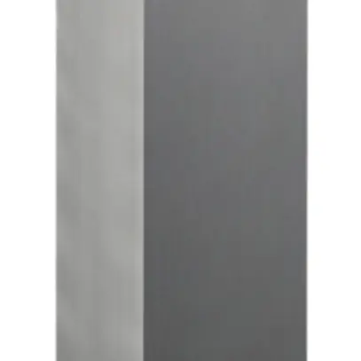 Borne lumineuse SQUARE POLE 90 E27 20W IP44 acier fin 
