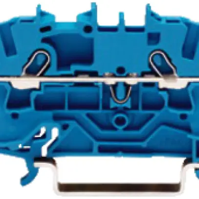 Borne de passage WAGO TopJob-S 1.5mm² 4L bleu série 2001 